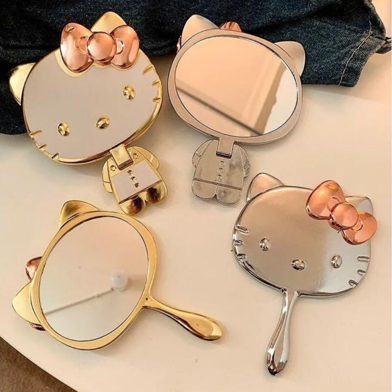Travel Accessories Girly - Espelho de Maquiagem Portátil Hello Kitty,