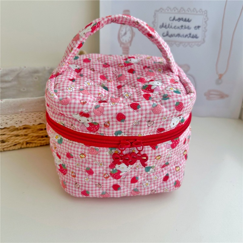Travel Accessories Wholesale - Bolsa de Maquiagem Estampada Hello Kitty,