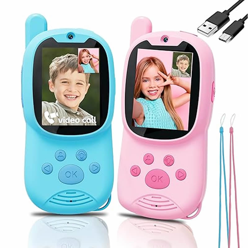 Travel Accessories For Toddlers - Walkie Talkies para Crianças, Brinquedos Recarregáveis