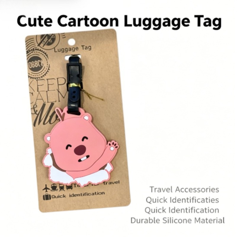 Travel Accessories Girly - Etiqueta de Bagagem Kawaii Pororo Loopy