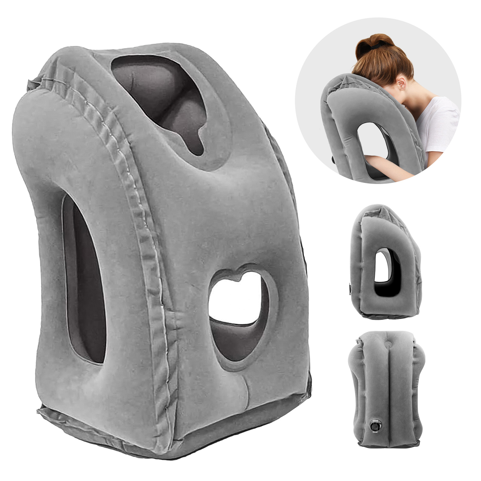 Travel Accessories Plane - Travesseiro de viagem inflável, travesseiro de