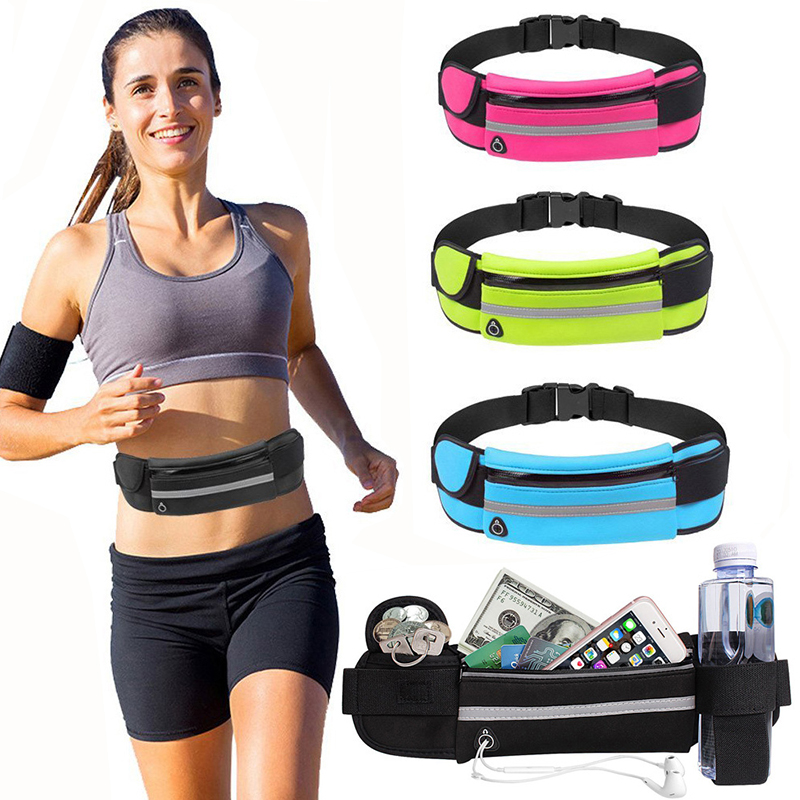 Hydration Pack Backpack - Pochete esportiva feminina, bolsa de cintura