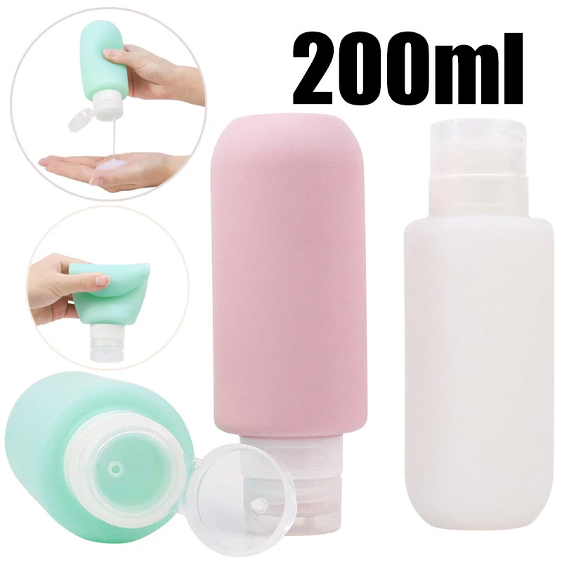 Travel Accessories Wholesale - 200ml garrafa de silicone recarregável loção
