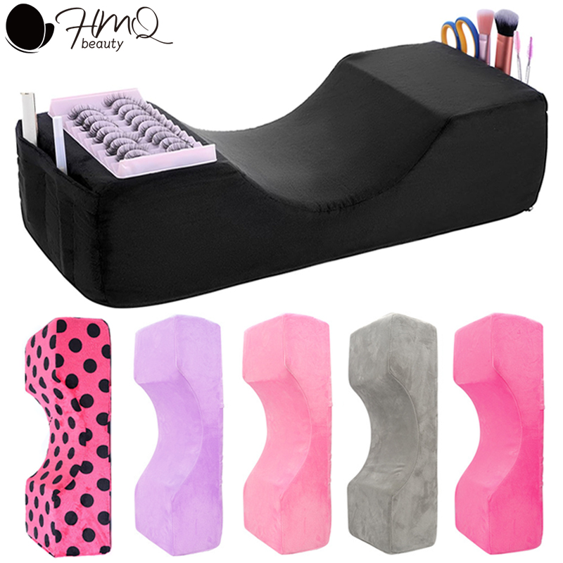 Neck Pillow Memory Foam - Travesseiro de cílios enxertados, suporte para