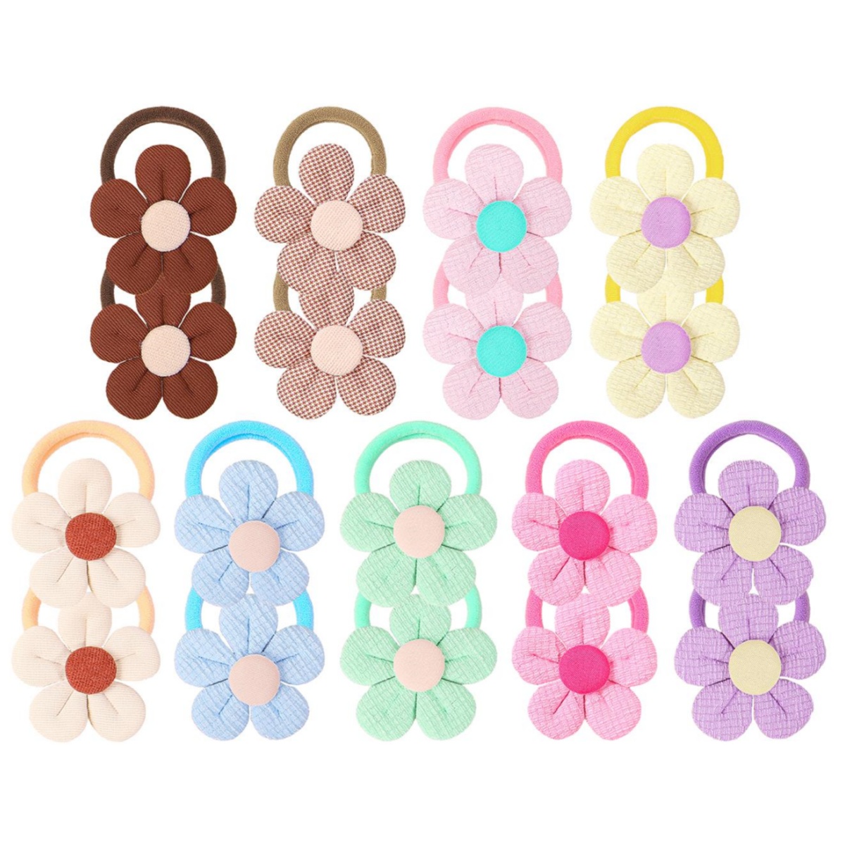 Travel Accessories For 4 Year Old - 18 pçs girassol laços de cabelo