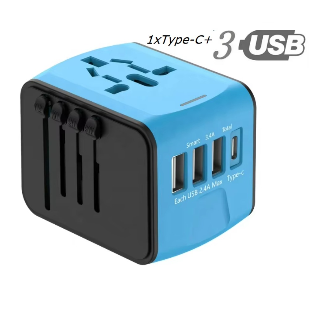 Travel Accessories Europe - Adaptador de Viagem Universal com Plugue