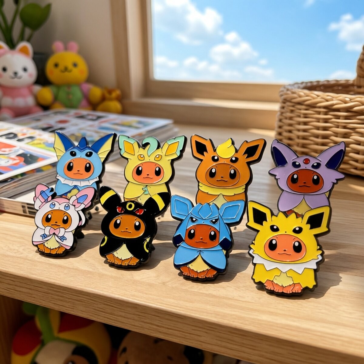 Travel Accessories Girly - Acessórios de Mochila Kawaii Pokémon Anime:
