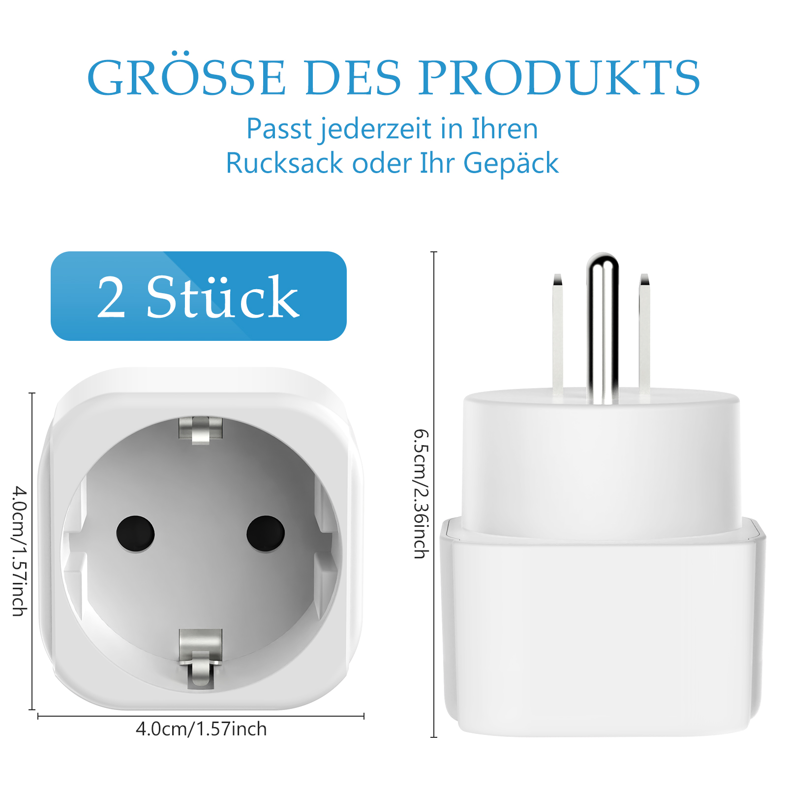 Adaptador de Viagem EUA, Conve - Travel Accessories Europe avaliação e preço