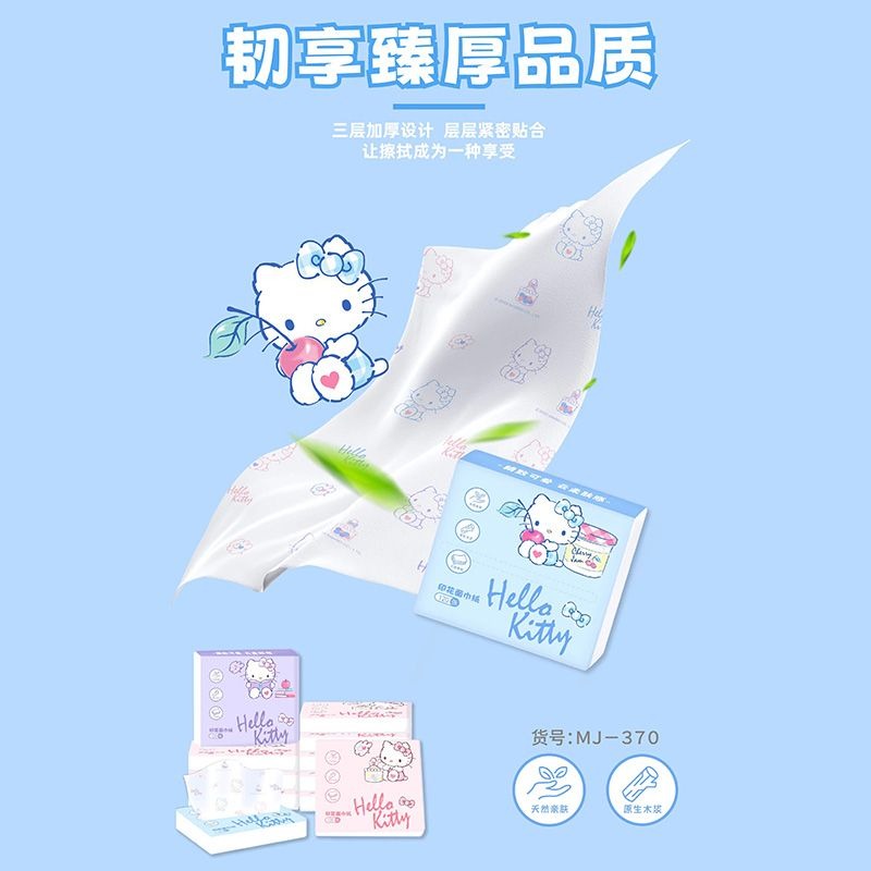 Novo Kit de Lenços Hello Kitty - Travel Accessories Wholesale avaliação e preço