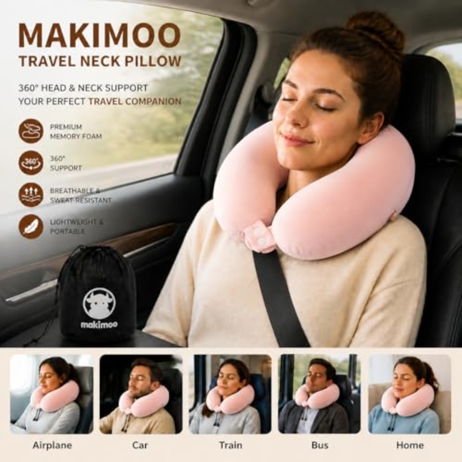 Almofada de Pescoço para Viage - Neck Pillow Memory Foam avaliação e preço