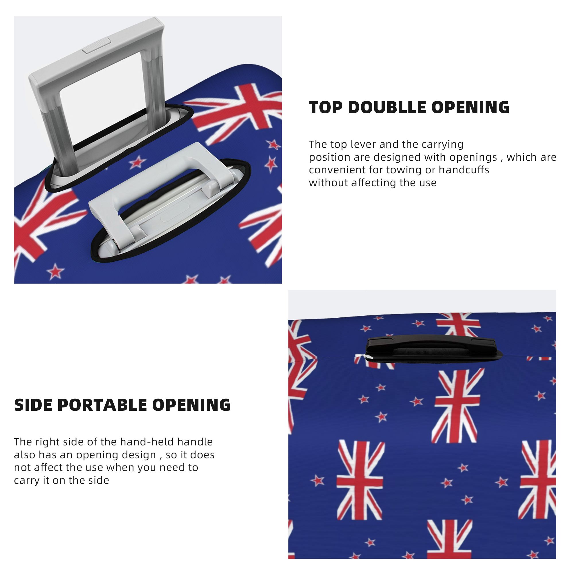 Capa para bagagem com bandeira - Travel Accessories New Zealand avaliação e preço