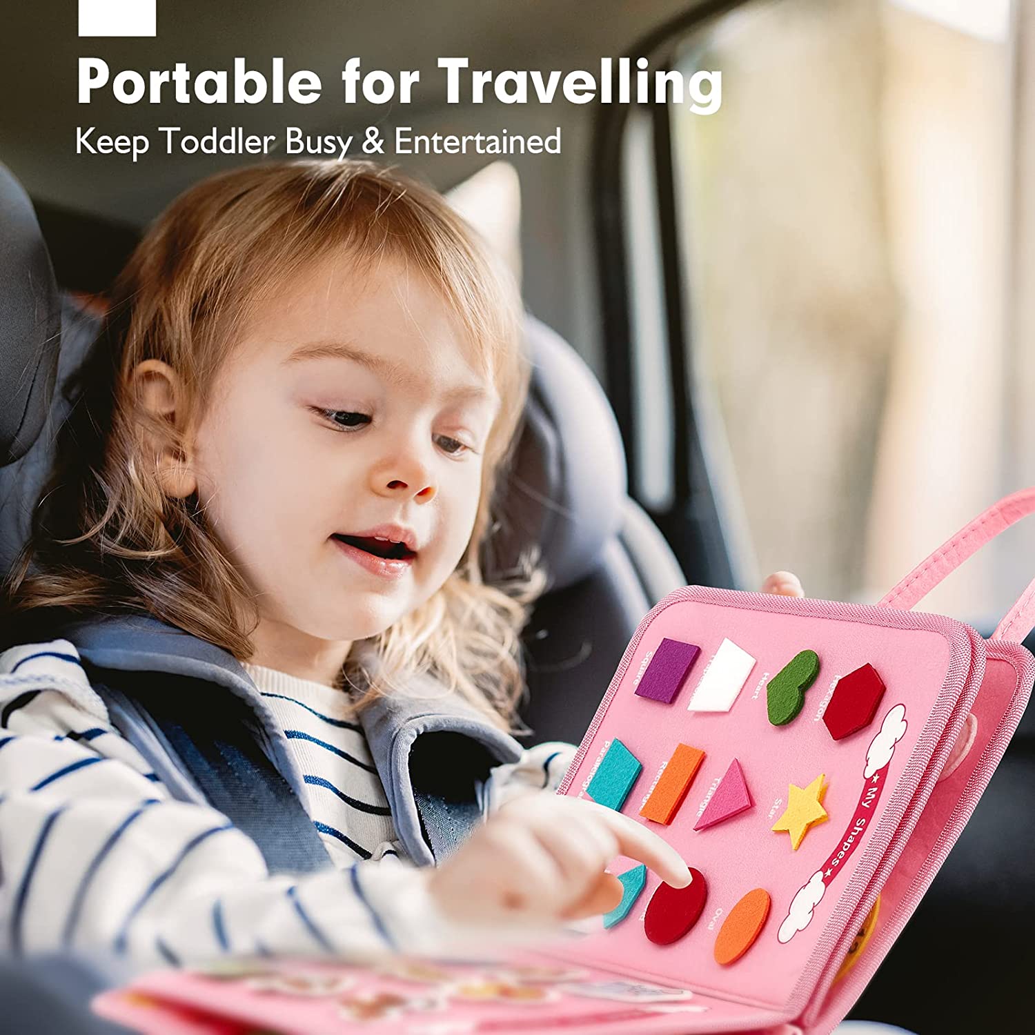 Placa ocupada de brinquedos mo - Travel Accessories For Toddlers avaliação e preço