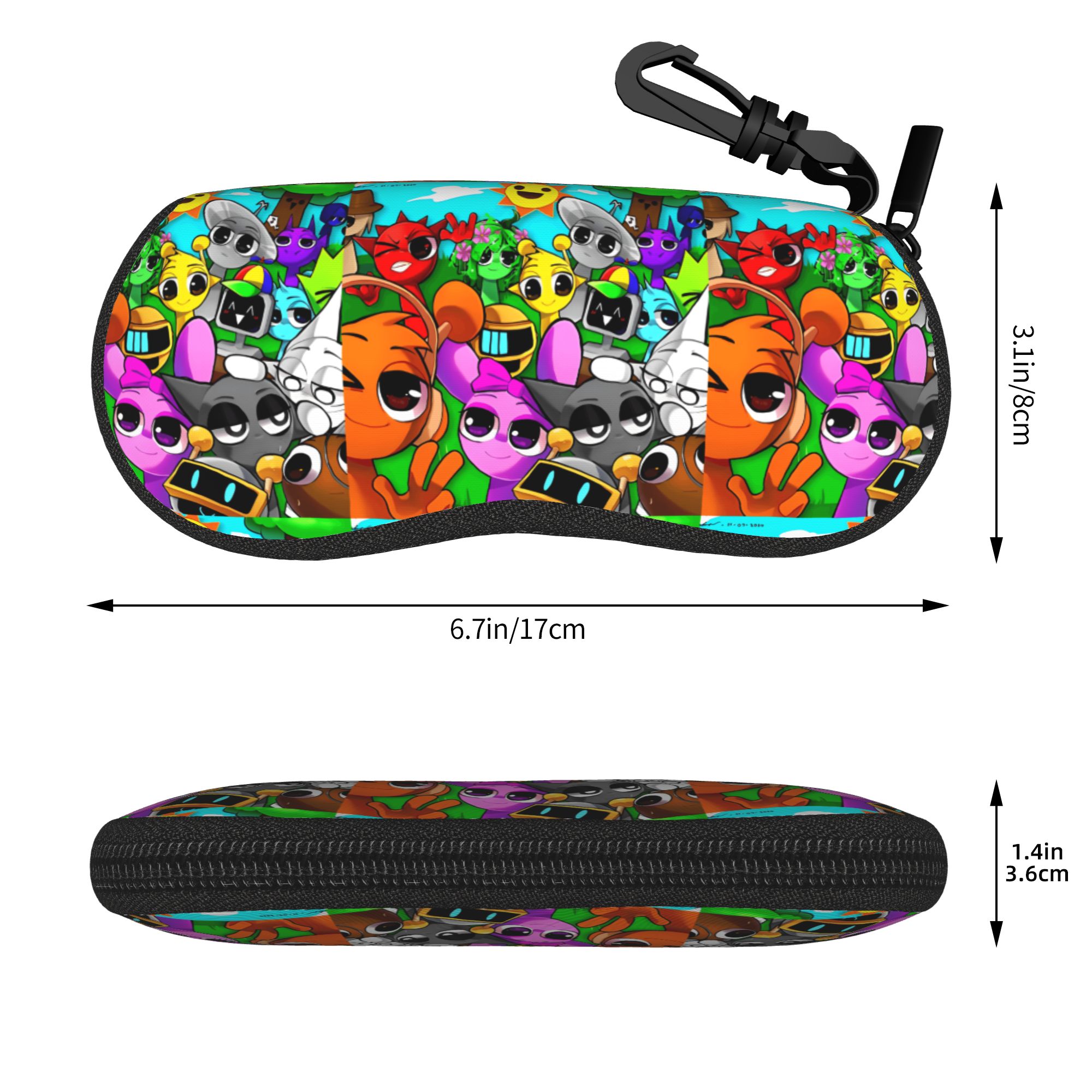 Capa para Óculos S-Sprunki Gam - Travel.Accessories News avaliação e preço