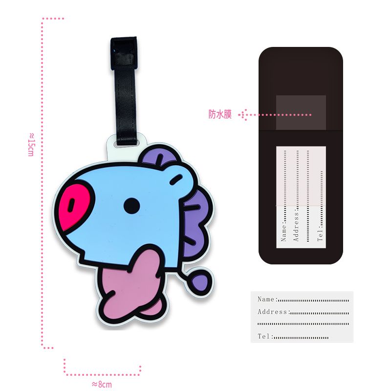 Chaveiro fofo de desenho anima - Travel Accessories Organizer avaliação e preço
