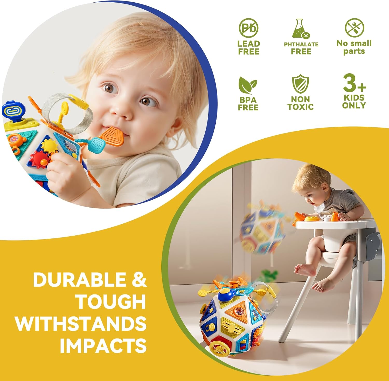 Cubo de Atividades Montessori  - Travel Accessories For Toddlers avaliação e preço