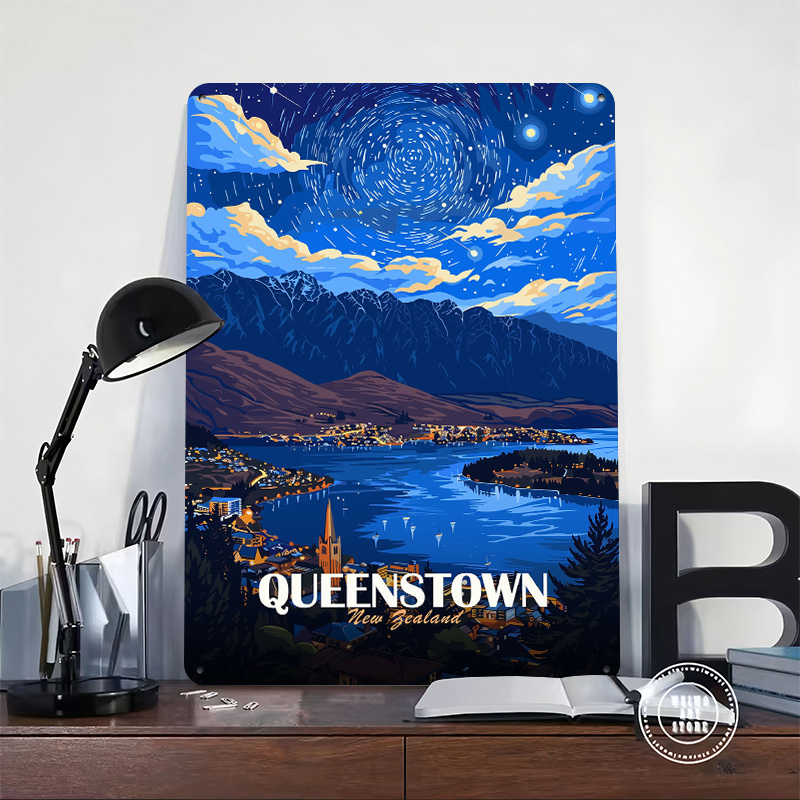 Pôster de Metal Texturizado 3D - Travel Accessories New Zealand avaliação e preço
