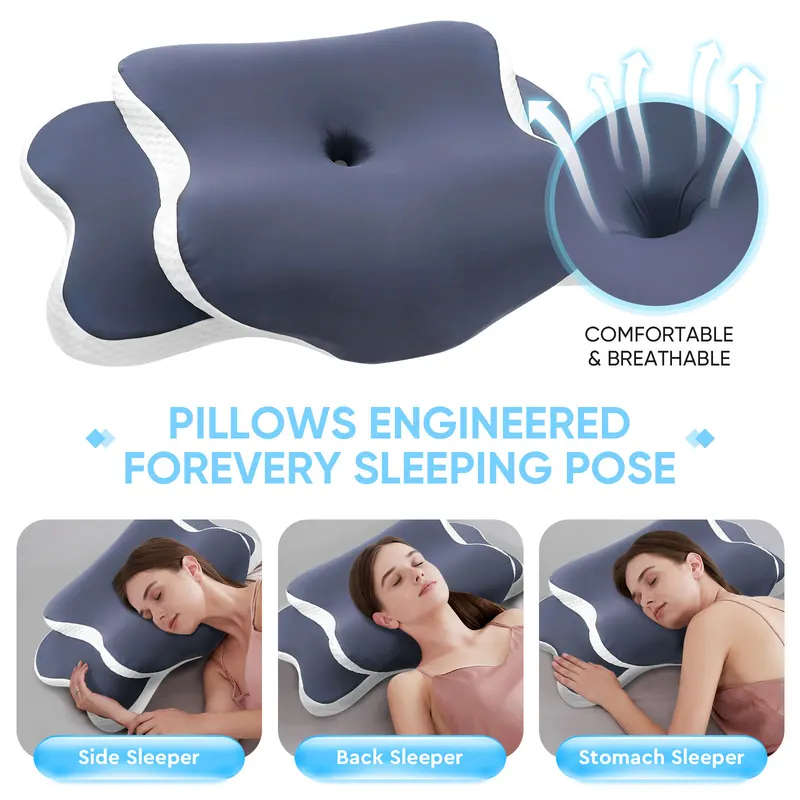 Travesseiro de Espuma Viscoelá - Neck Pillow Memory Foam avaliação e preço
