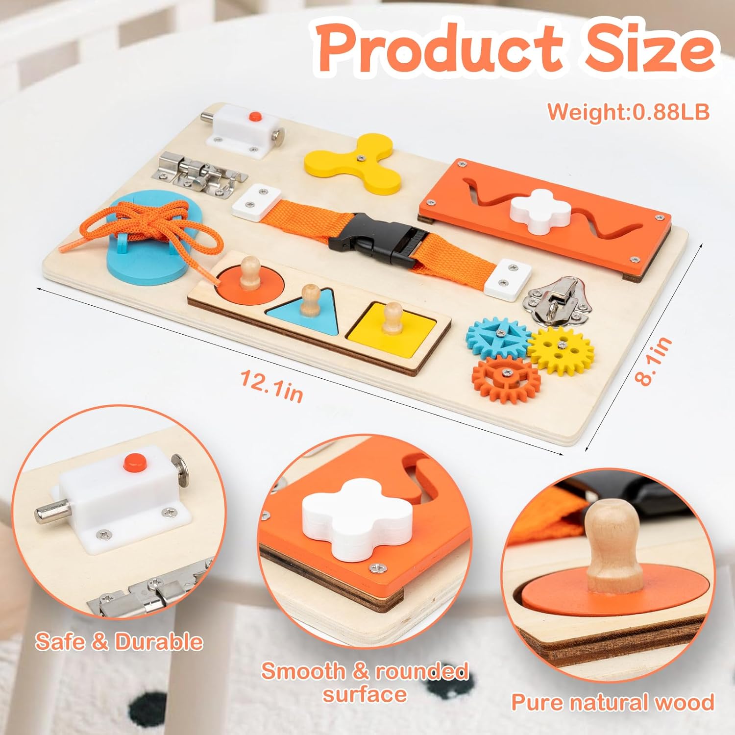 Placa ocupada montessori para  - Travel Accessories For Toddlers avaliação e preço