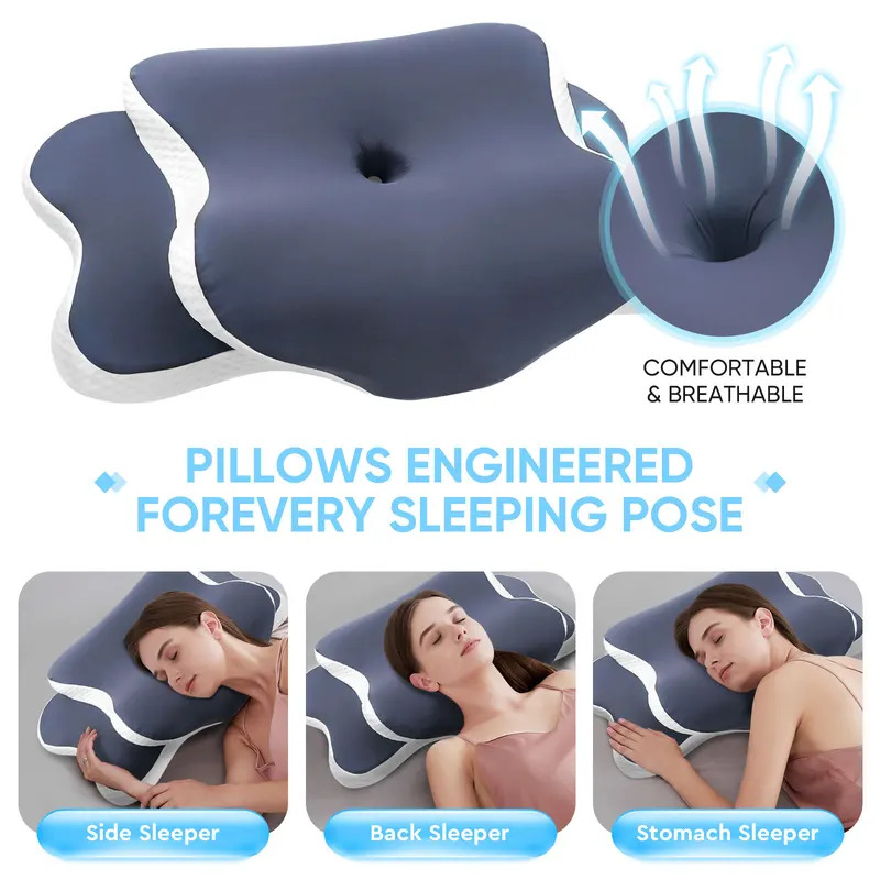 Travesseiro de Espuma Viscoelá - Neck Pillow Memory Foam avaliação e preço