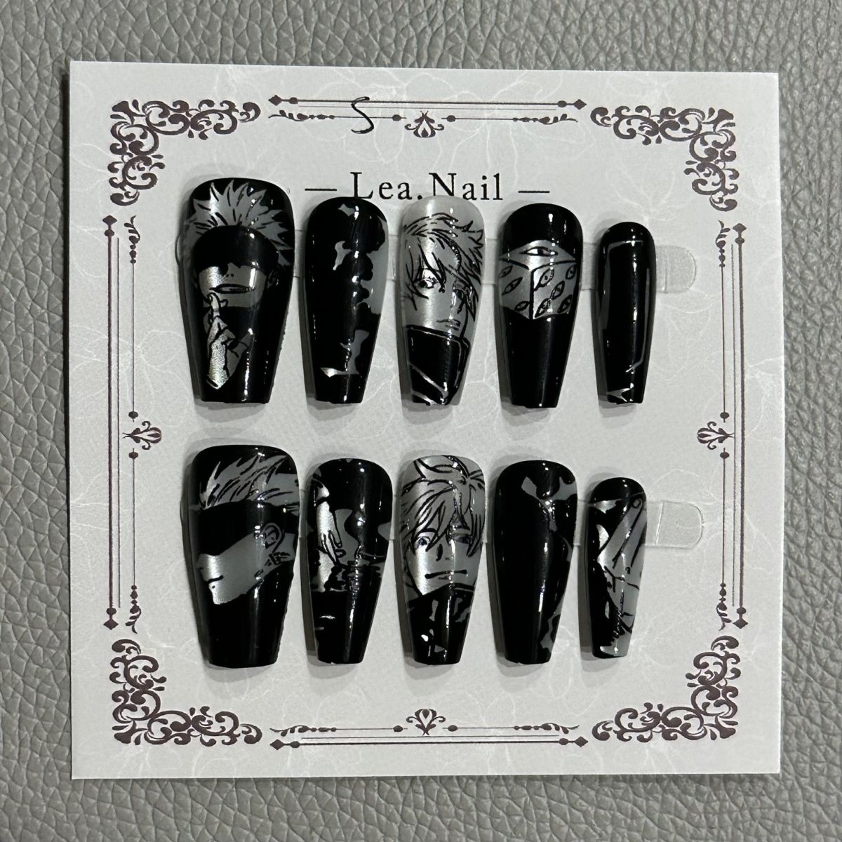 Gojo satoru manicure olhos de  - Travel Accessories Girly avaliação e preço