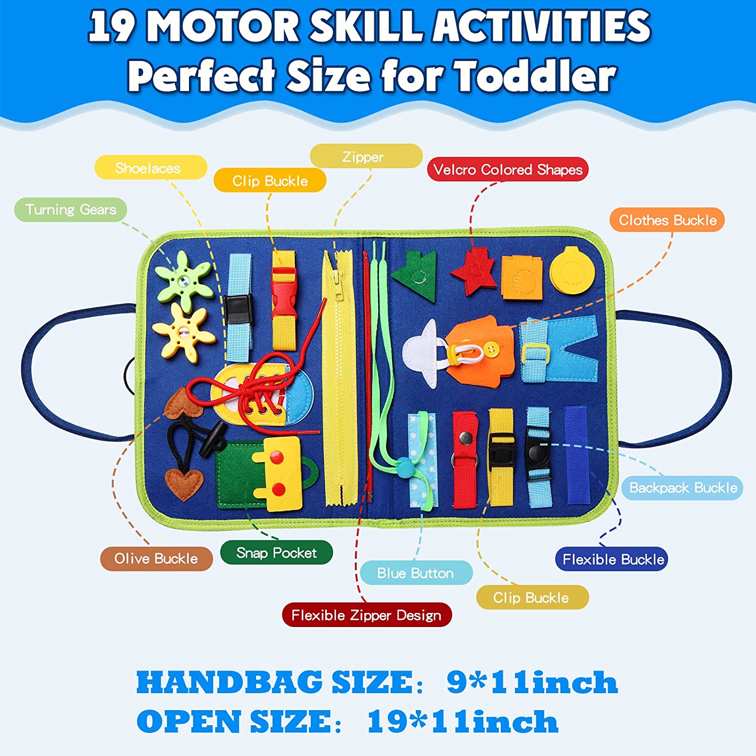 Placa ocupada montessori para  - Travel Accessories For Toddlers avaliação e preço