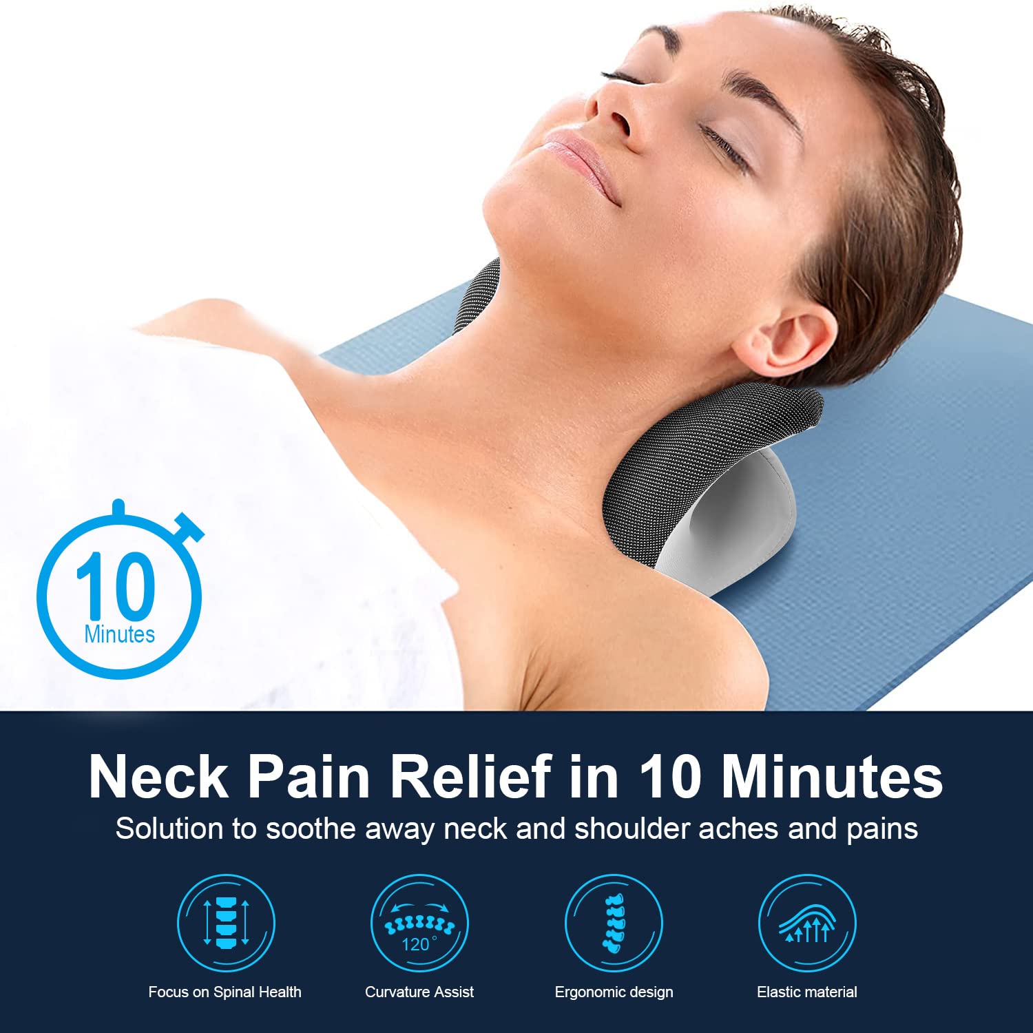 Almofada Terapêutica Aquecida  - Neck Pillow Memory Foam avaliação e preço