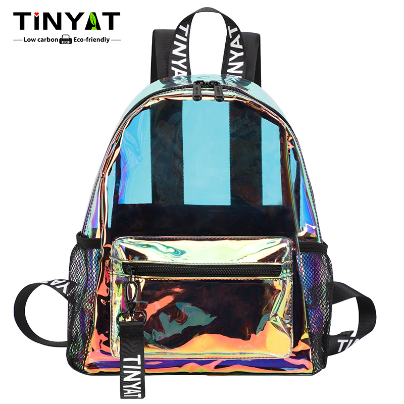 TINYAT Mochilas transparentes  - Hydration Pack Backpack avaliação e preço