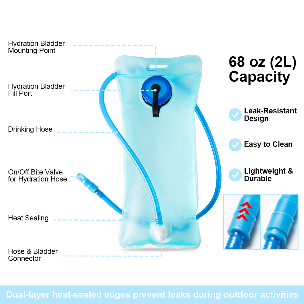 Mochila de hidratação com bexi - Hydration Pack Backpack avaliação e preço